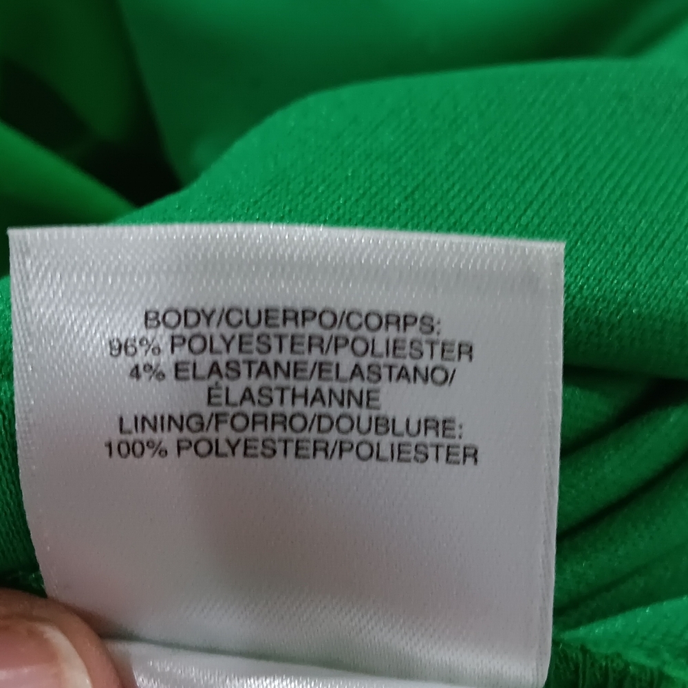 Kasper Women's (Size 3X)  Green/Pink Colorblock Knee-Length Sheath Dress (NWT) - Picture 7 of 14